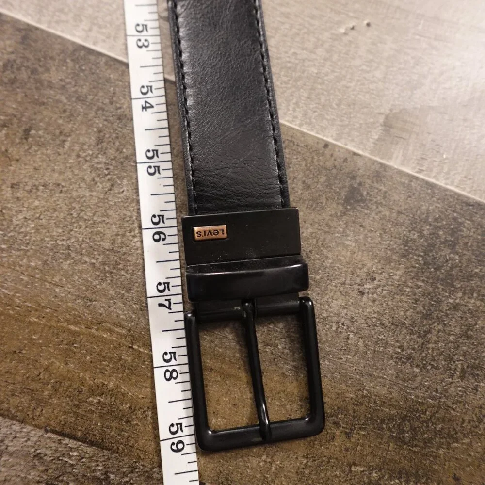 Levi’s Black Leather Belt‎ Men's Size 50-52